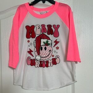 Merry Christmas smiley retro shirt